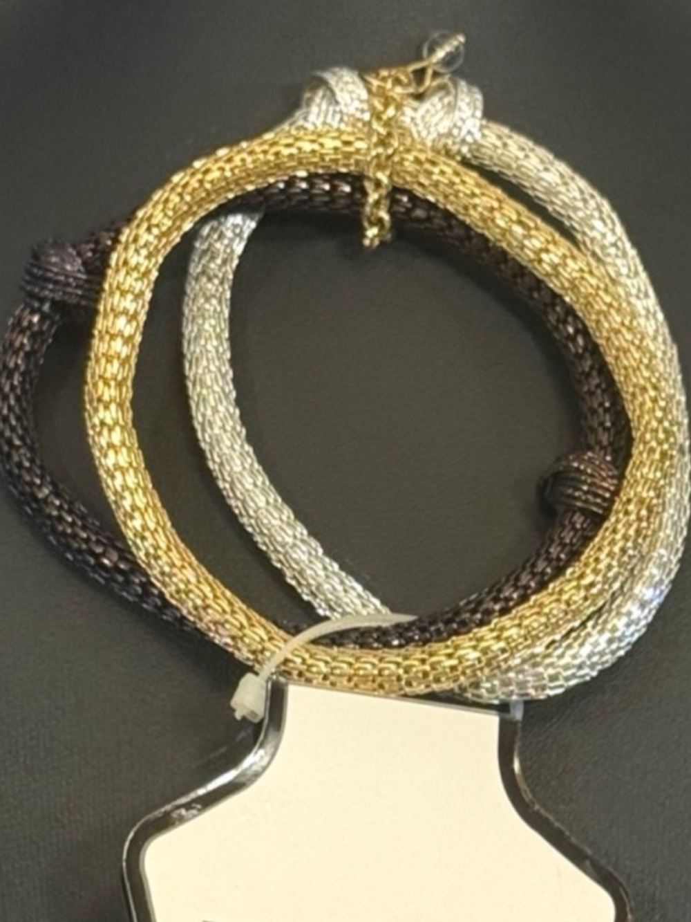 Tri Tone Bracelet Set